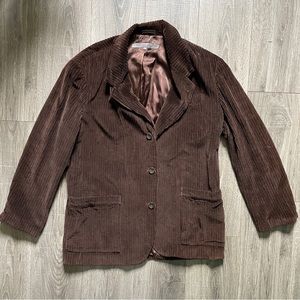 Le Collezioni Structure brown corduroy blazer Men’s small